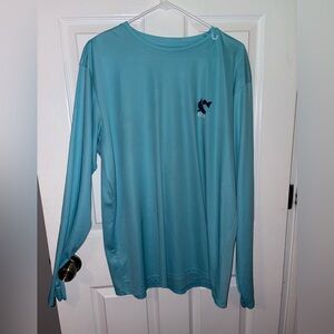 Men's Blue Long Sleeve Shirt